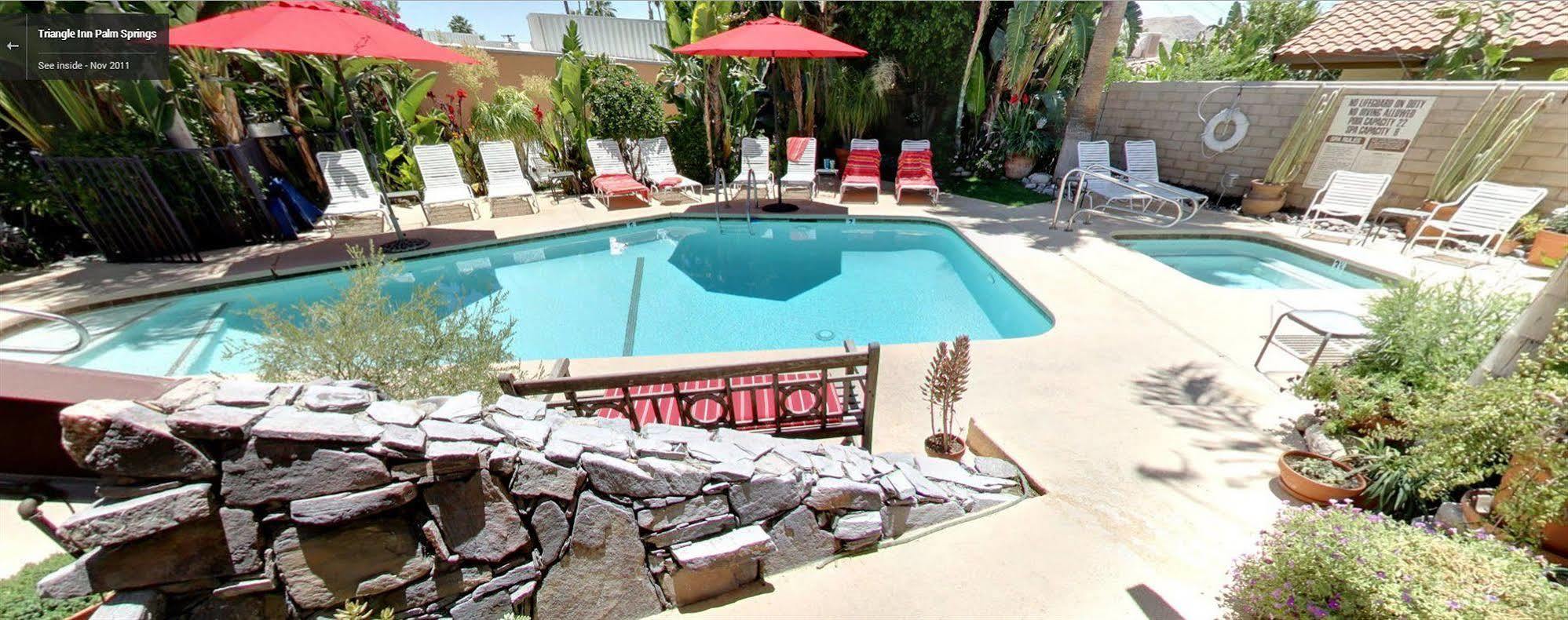 Triangle Inn Clothing Optional Resort For Men Palm Springs Extérieur photo